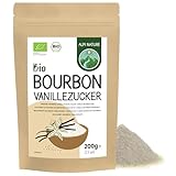 Bourbon Vanillezucker BIO 200g von Alpi Nature, Premium Puderzucker und...
