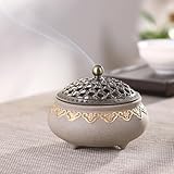 Keramik Weihrauchbrenner, Vintage Räuchergefäß, Räucherstäbchenhalter...