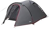 High Peak Kuppelzelt Nevada 4, Campingzelt mit Vorbau, Iglu-Zelt für 4...