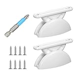 2tlg Wohnmobil Türfeststeller, Türhalter für Wohnwagenund Wohnmobil, Weiß...