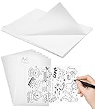150 Stück Transparentpapier,55 g/m² Transparentpapier Weiß,Tracing Paper, Zum...
