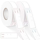 1000 Pcs Gefrieretiketten zum Beschriften, 75 x 25mm Gefrieretiketten...