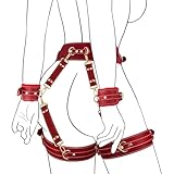 UTIMI Sex Bondage BDSM Kit Fesseln 6PCS Sets mit Verstellbaren Handschellen...