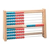 WISSNER® aktiv lernen - 100 er Rechenrahmen, ab 3 bis 99 Jahre, rot/blau -...