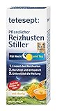 Tetesept Pflanzlicher Hustenstiller - 1 x 125ml - Hustensaft mit Honig -...