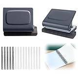 yqdnboiPapierstanzer Tragbarer,15 Farbige Binderinge,Manuelle...