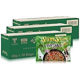 30 x 60g Instant Nudeln mit VEGETABLE / GEMÜSE Geschmack YumYum