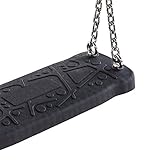 Klingl Schaukelsitz S-XL extra breit und extrem stabil aus Gummi - schwarz -...