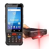 Barcode Scanner Android 12, 4 Zoll Rugged PDA Wi-Fi Handheld Mobile Computer...