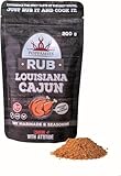 Poppamies Louisiana Cajun BBQ Rub - 100% natürliches BBQ-Gewürz - Trockene...
