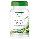 Fairvital | Bittermelone - 120 Kapseln - mit 500mg Bittermelone-Extrakt & 20µg...