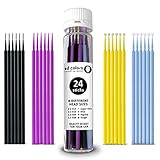 SD COLORS Stäbchen, 24 Stück, Auto-Lackierung, Reparatur, für Kratzer,...