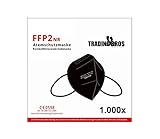 Trading Bros 1000x FFP2 Maske CE 0598 zertifiziert Atemschutzmaske schneller...