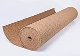 Kork Korkrolle natürlich Trittschalldämmung Meterware Rolle 2mm 3mm 4mm 6mm...