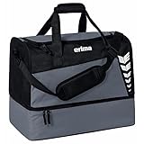 erima Sporttasche mit Bodenfach Six Wings Slate Grey/Schwarz L