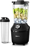 Philips Standmixer und Smoothie Maker – 600W, 2-Liter-Becher, HomeID-App, 2...