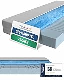 AM Qualitätsmatratzen 7 Zonen Gelmatratze 90x200 H3 - Made in Germany - Oeko...
