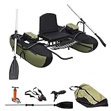 byhsports Professional Schlauchboot, Angelboot mit 158KG Tragfähigkeit,...