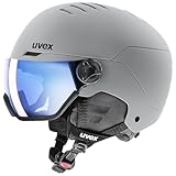uvex Wanted Visor - robuster, stylischer, optimal belüfteter Skihelm mit...
