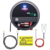 VOSS.farming 230V Weidezaungerät, 11.500V, schlagstarkes Elektrozaungerät für...