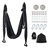 ZELUS Yoga Hängematte Set Aerial Yoga Stretching Gurt für Reha Pilates Ballett...