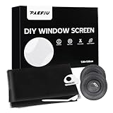 2 Pack Fliegengitter Fenster, 130 x 150 cm Insektenschutz Fenster Zuschneidbar...