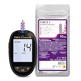 FORA 6 Connect-Multiparameter (mg/dl) und 10 Keton-Teststreifen. Mit Bluetooth...