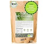 BIO Hanfsamen ungeschält 2kg aus Deutschland vom deutschen Biofeld + digitales...