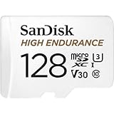 SanDisk High Endurance microSDXC Speicherkarte 128 GB + Adapter (Für Dash-Cams...