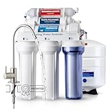 iSpring RCC7AK 6 Stufiges Umkehrosmose Trinkwasser Filtersystem, 75GPD mit...