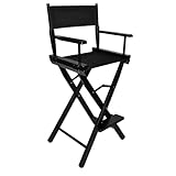 Beautylushh Schminkstuhl Klappbar – Make-Up Stuhl aus Holz – Wasserdichtes...