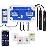 DANOPLUS Smart pH ORP-Controller mit Fernüberwachung und Dosierung per App im...