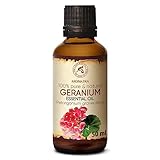Geranium Ätherisches Öl 50ml - Pelargonium Graveolens - Madagaskar - Reine &...