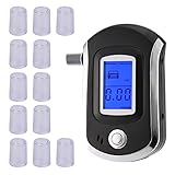HKBTCH Alkoholtester, Promillemessgerät, Alkoholtester Polizeigenau mit 12...