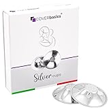COVERbasics Silberhütchen Stillen (SilverCups) Stillhütchen aus Silber zum...