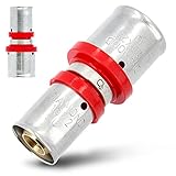 Pressfitting Kupplung PEX 16 x 20 mm Muffe Übergang für Aluverbundrohr...