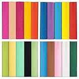 20 Farben Krepppapier Bunt 30 * 200cm, Krepppapier Pastell, Kreppband eignet...