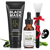 Blackhead Remover Maske, Mitesser Peel Off Maske Holzkohle Maske und Teebaum...