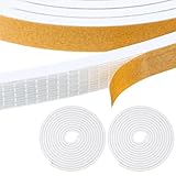 Dichtungsband Selbstklebend, 2 Rollen 12mm(B) x 6mm(D)/4m(L) Türdichtung...