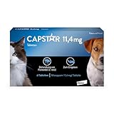 Capstar Tabletten für Katzen und kleine Hunde bis 11 kg, schnell wirksames...