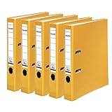 Original Falken 5er Pack PP-Color Kunststoff-Ordner. Made in Germany. 5 cm...