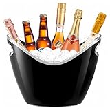 cailion 8L Eiseimer Champagner Eimer, Acryl-Eiskübel mit großem...