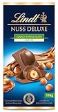 Lindt Schokolade NUSS DELUXE Vollmilch Haselnuss| 110g Tafel | Geröstete...