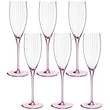 LEONARDO HOME Poesia Sektglas 6er Set, spülmaschinengeeignetes Champagnerglas,...