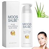 Moossalbe PLUS, 100g Moossalbe Gegen Falten, Aktiv Hautreparatur Moossalbe,...