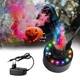 WDKXCN Ultraschall Vernebler, Ultraschall Nebler, Nebelmaschine Mini mit 12 Led...