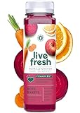 LiveFresh Rote Rakete (6x 250ml) | Kaltgepresst & nie erhitzt | Mit roter Beete...