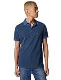 Tommy Hilfiger GARMENT DYE REG POLO S/S Polos Herren, Blue (Night Sky), L