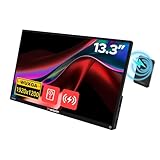 Verbatim PMT-13, Portable Touchscreen Monitor 13,3' aus Aluminium mit Powerbank...