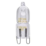 Osram Halopin Backofen-Lampe (230 V, 25 W, G9 Halogen, Stiftform, für Bosch,...